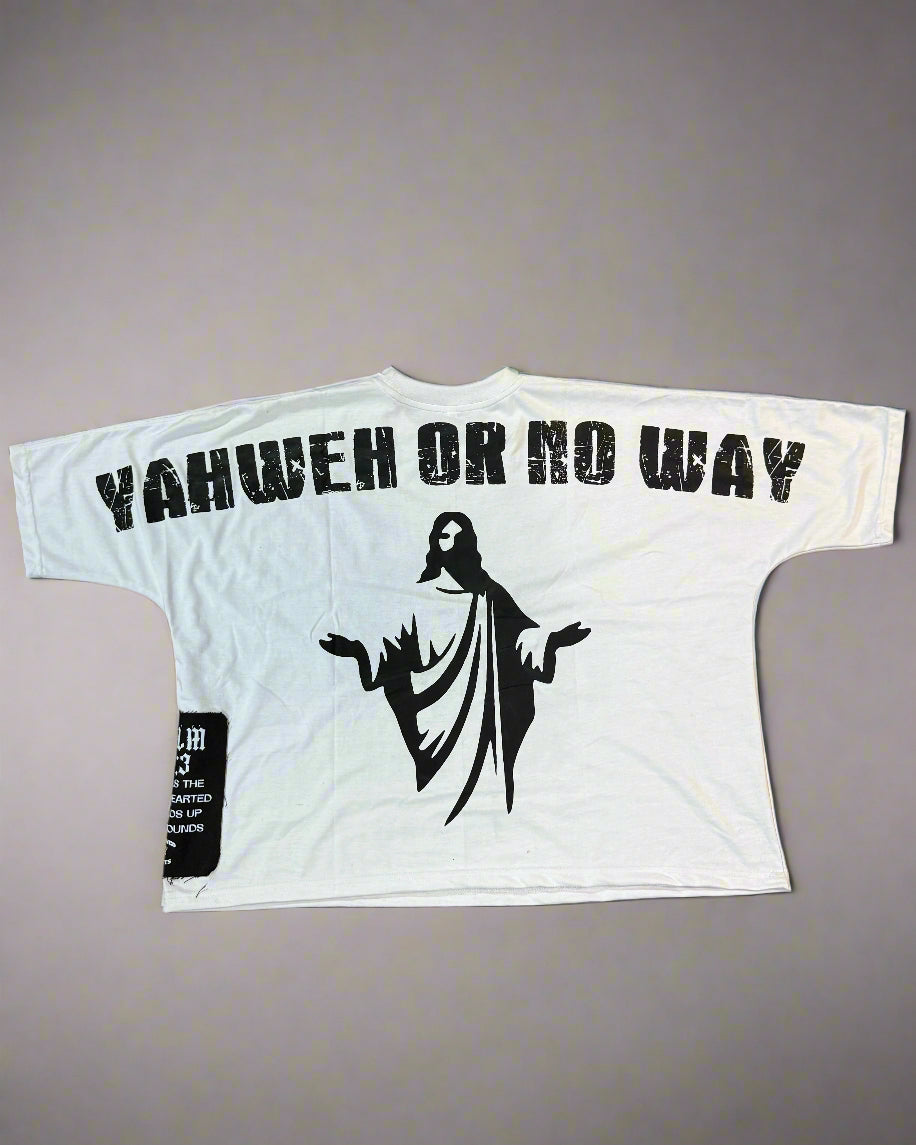 "Frost White" Healed Boxy Tee