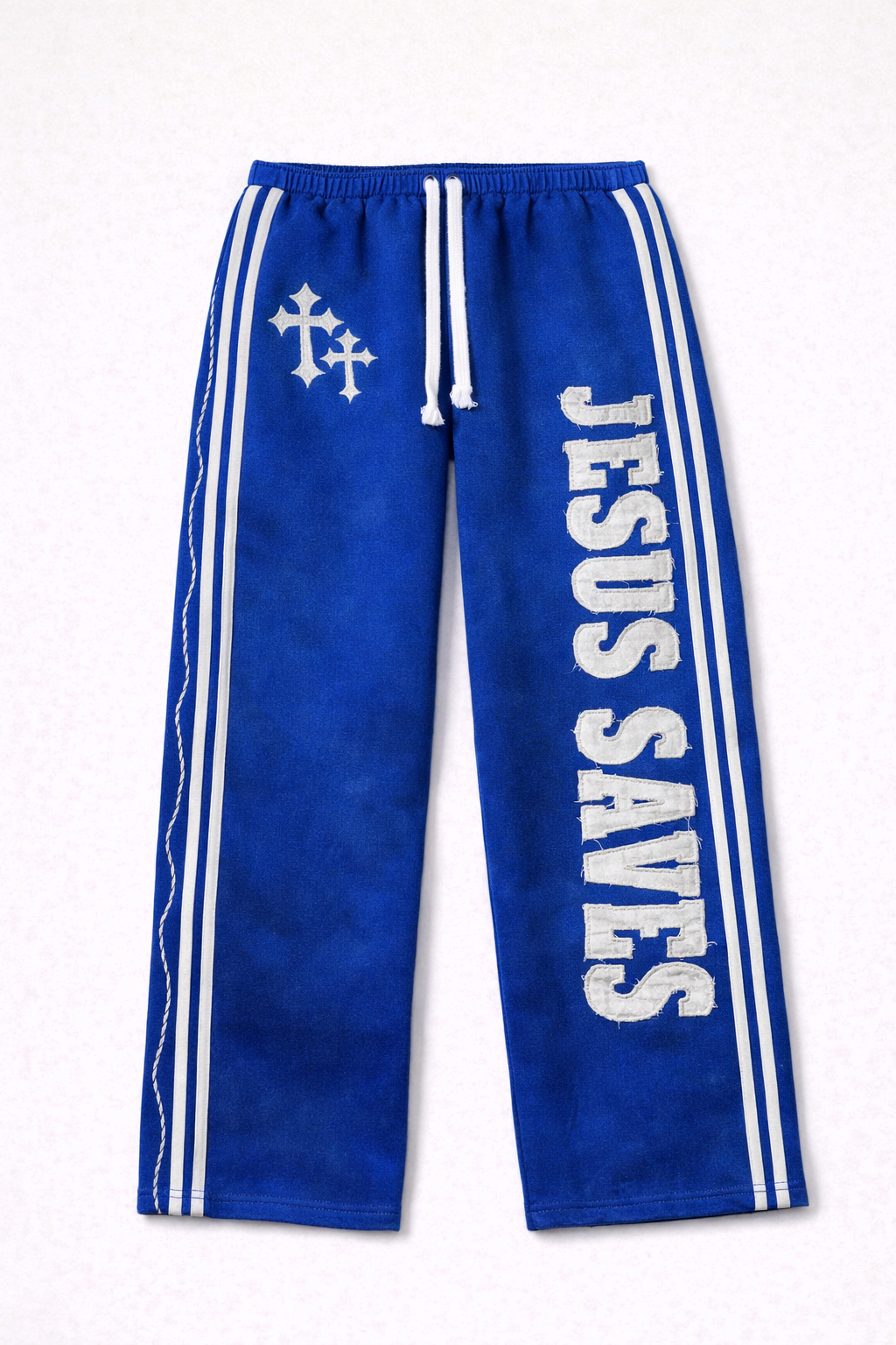 "Ocean Blue" Jesus Saves Sweatpants