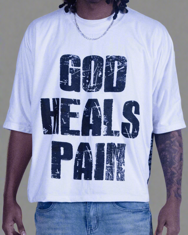 "Frost White" Healed Boxy Tee