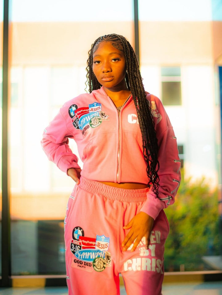 Pink Savior Sweatpants - Crowned Saints