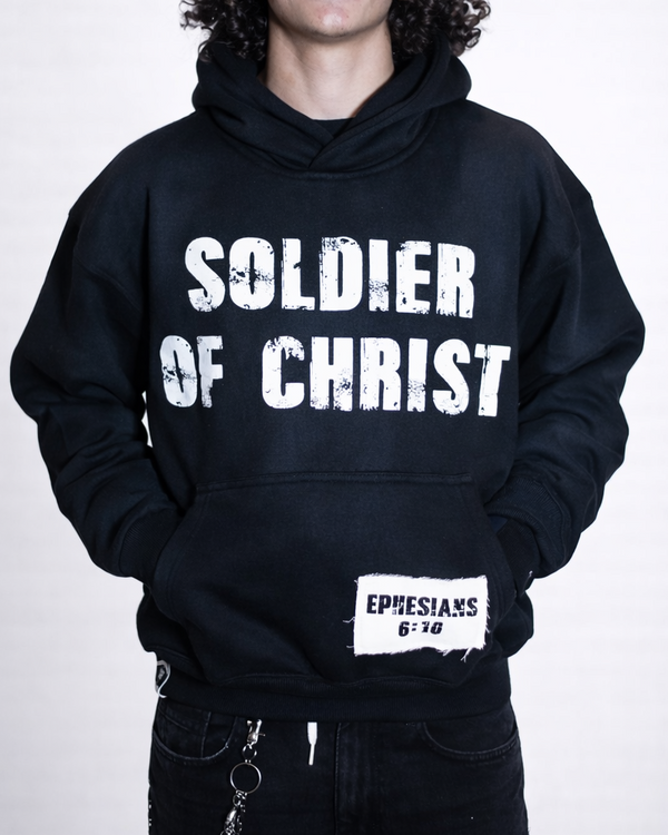 "Ash Black" SOLDIER HOODIE