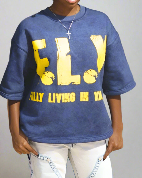 "Blue" F.L.Y Tee