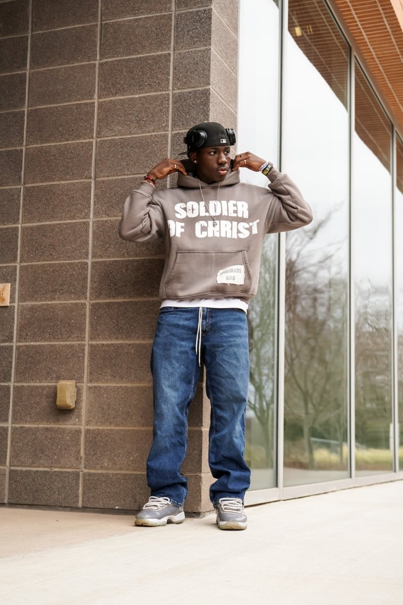 "CLAY" Soldier Hoodie - Crowned Saints
