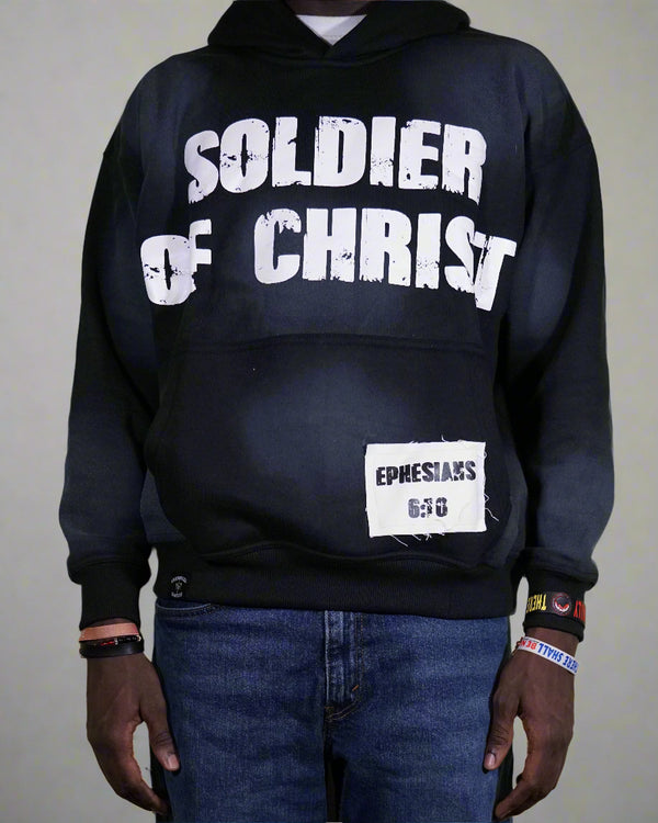 "Ash Black" SOLDIER HOODIE