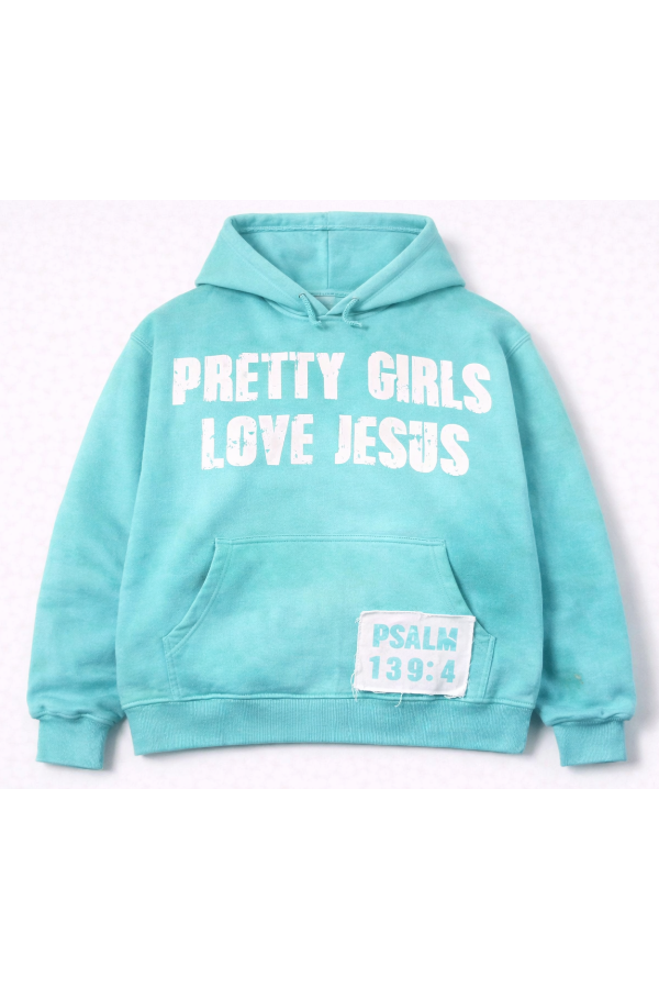 "Azure Blue" Pretty Girls Hoodie