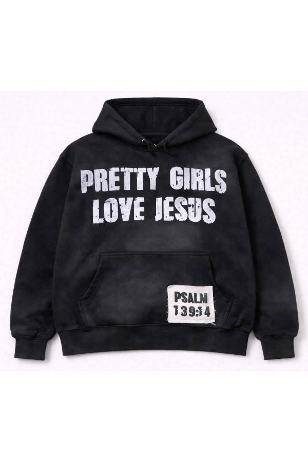 "Ash Black" Pretty Girls Hoodie