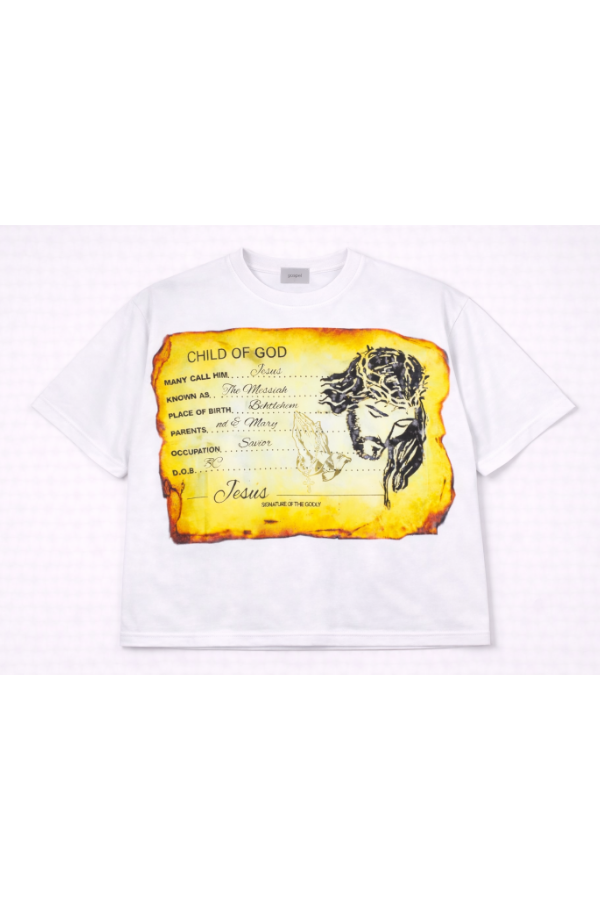 "Frost White" Identity Boxy Tee