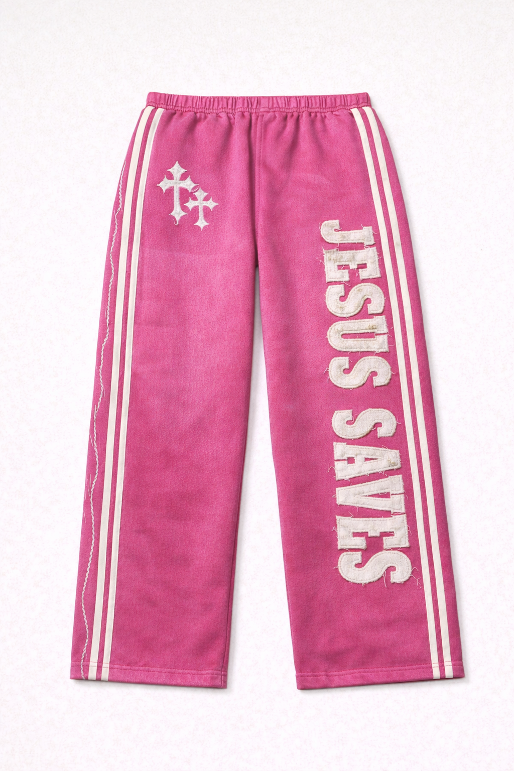 Pink Jesus Saves Sweatpants