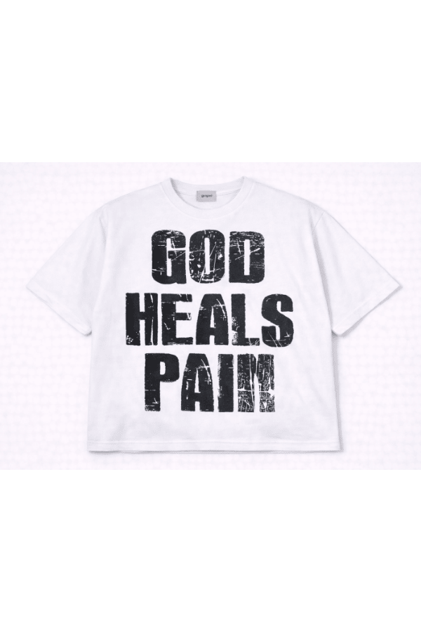 White God Heals Tee - Crowned Saints