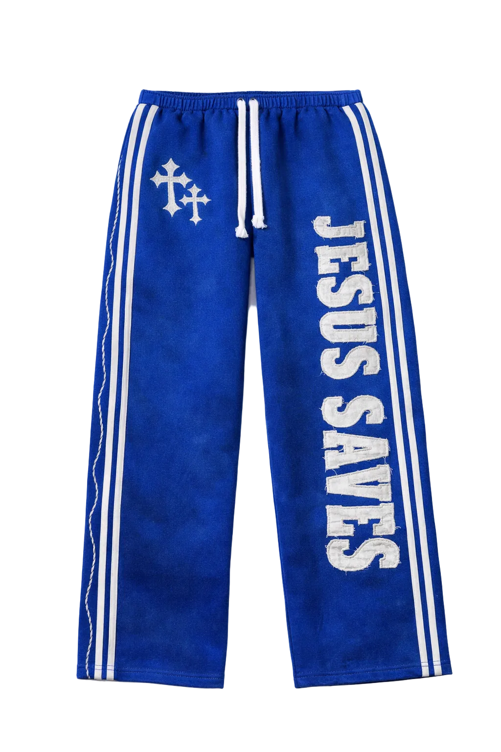 "Ocean Blue" Jesus Saves Sweatpants